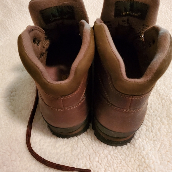 Womens Vintage Timberland Boots. Size 9.5 M. NWOT. Brown - Picture 3 of 7